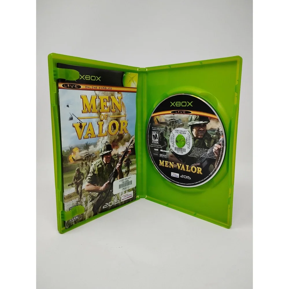 Men of Valor Microsoft Xbox FPS Vietnam War Tactical Shooter Action Game Disc
